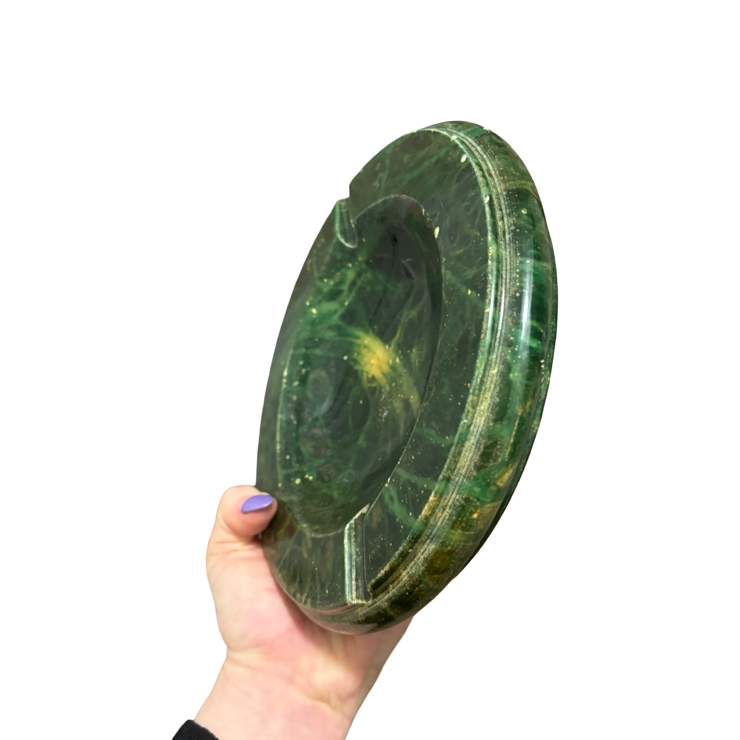 Green Alabaster Ashtray