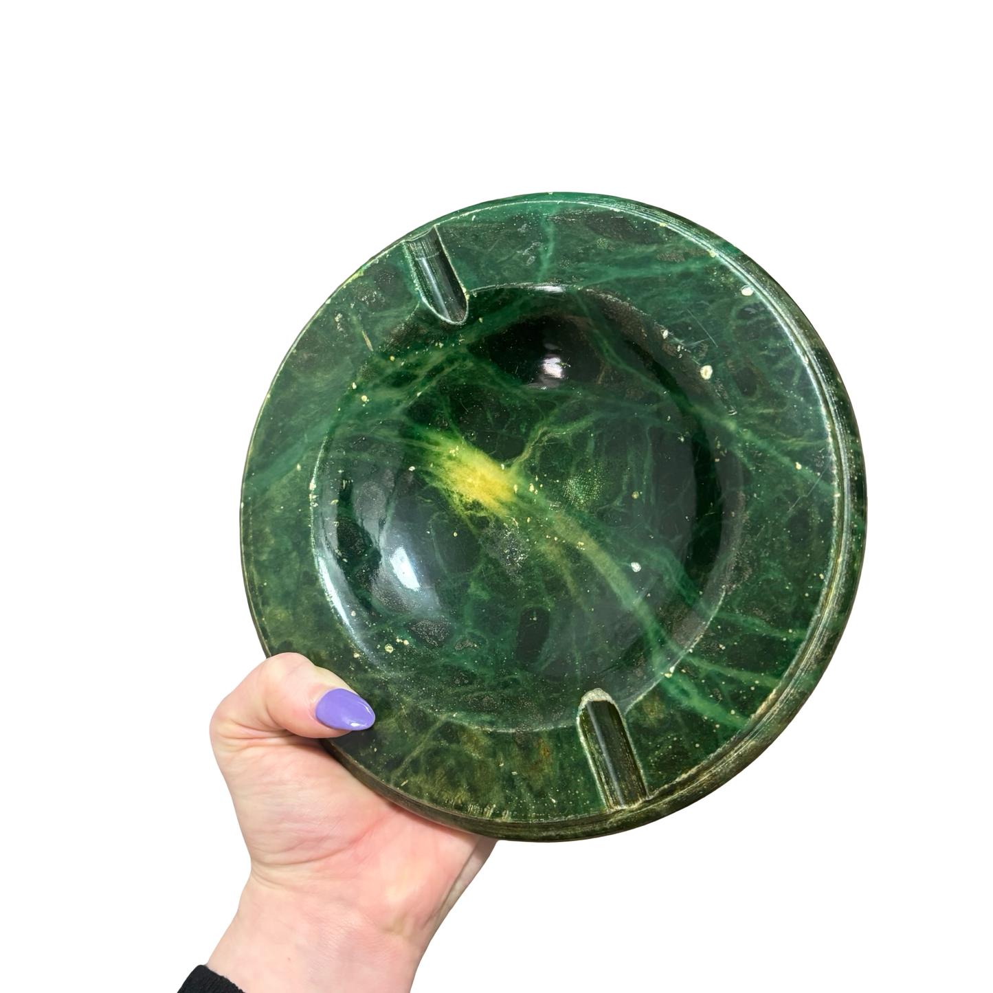 Green Alabaster Ashtray