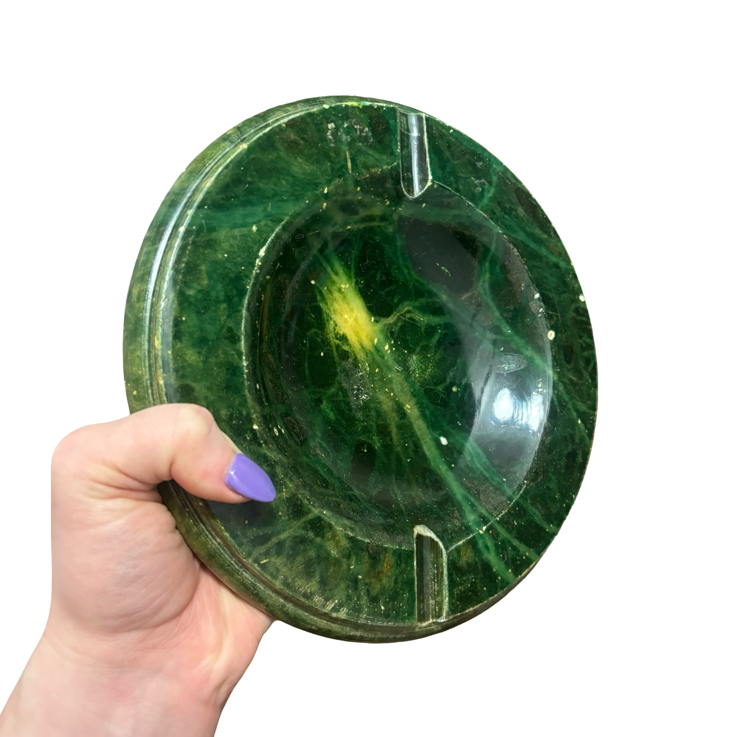 Green Alabaster Ashtray