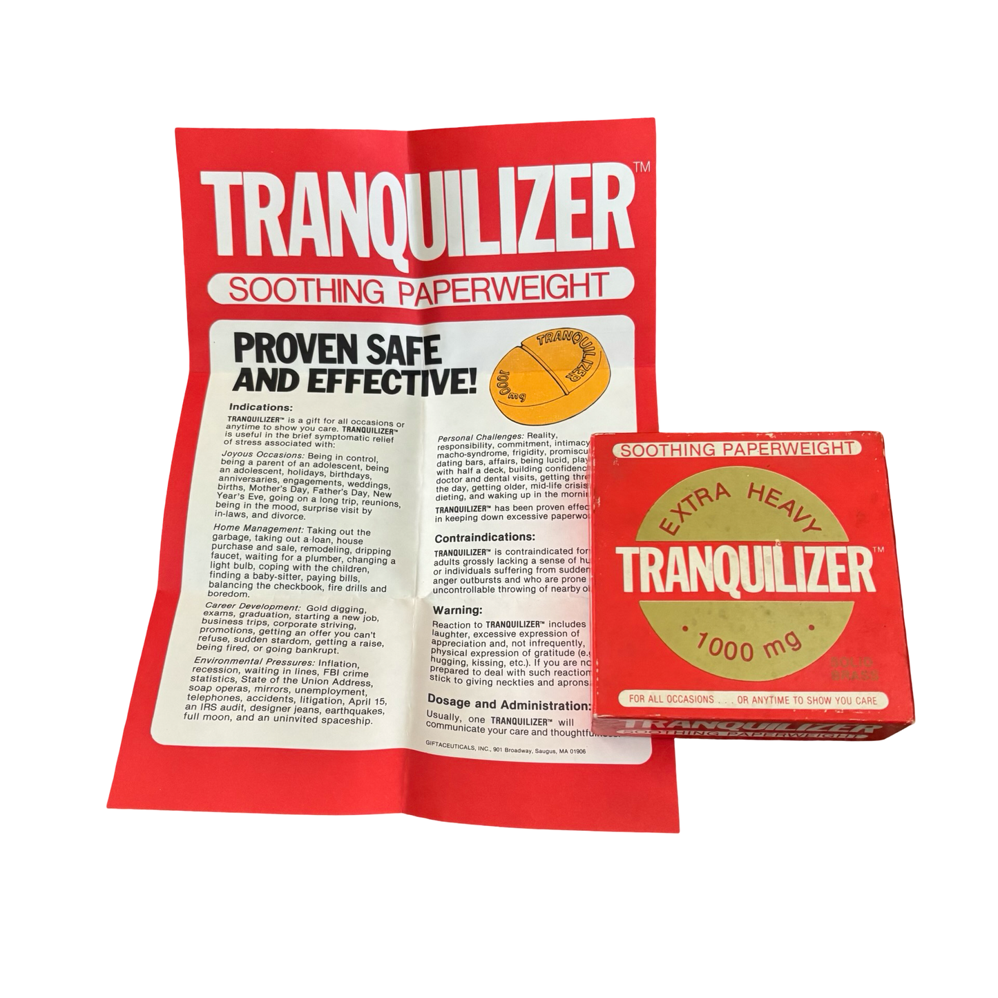 Brass Tranquilizer Pill