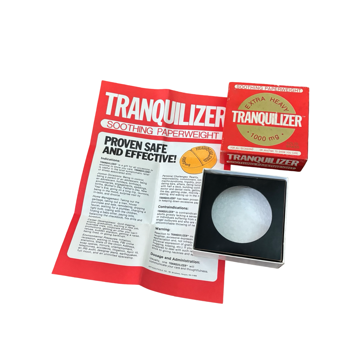 Brass Tranquilizer Pill