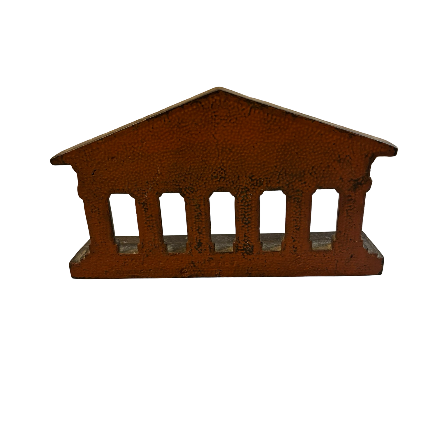 Cast Iron Parthenon Bookends