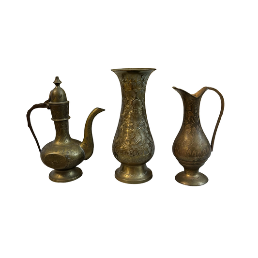 Curated Etched Brass Set