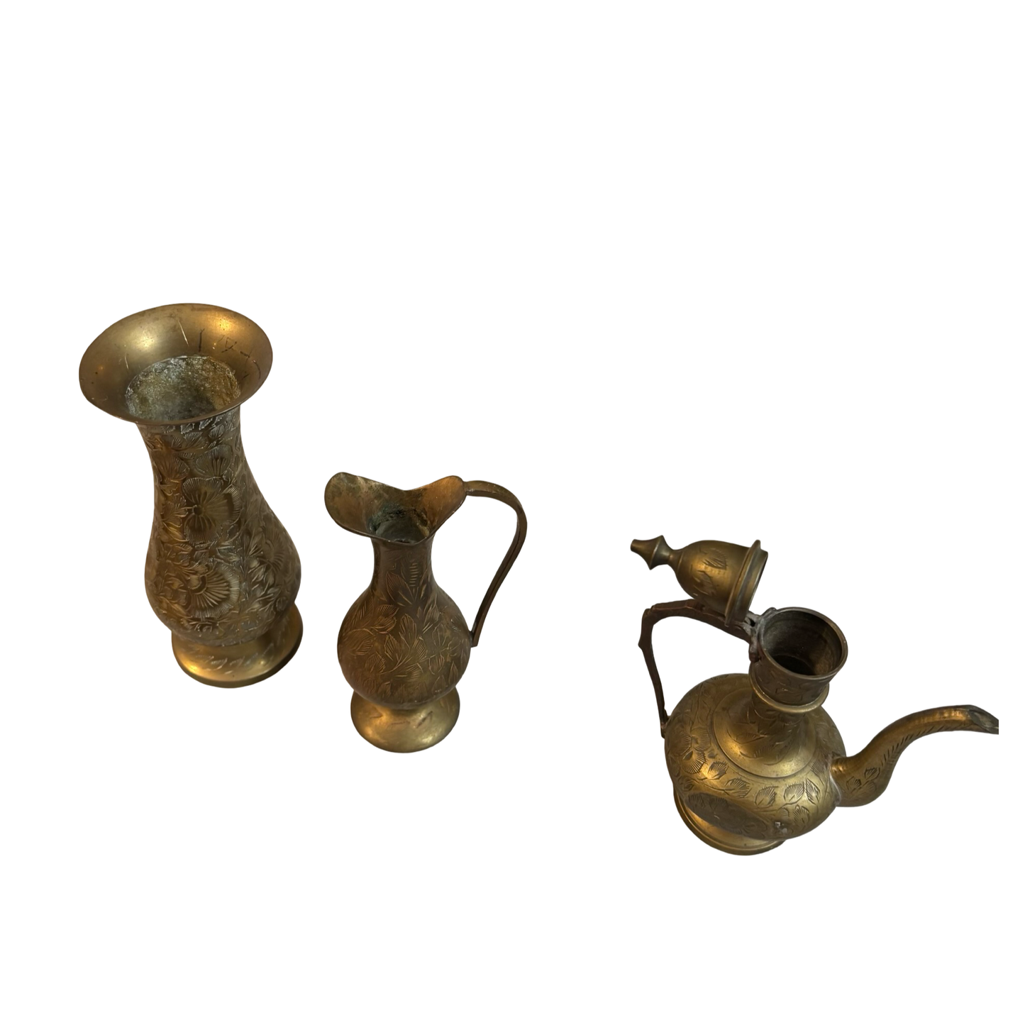 Curated Etched Brass Set