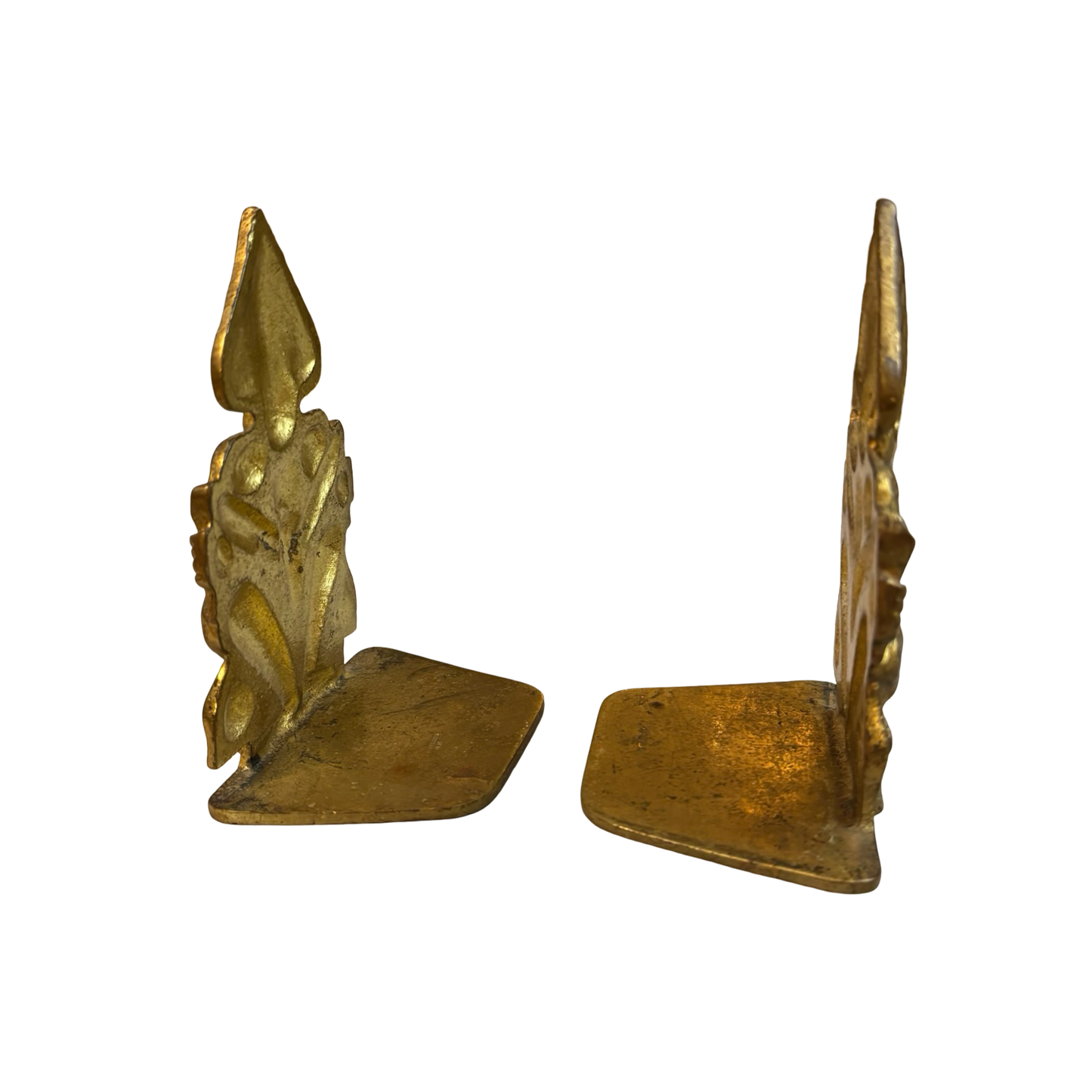 Brass Jester Bookends
