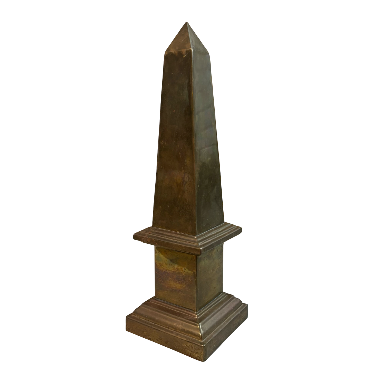 Large Brass Obelisk
