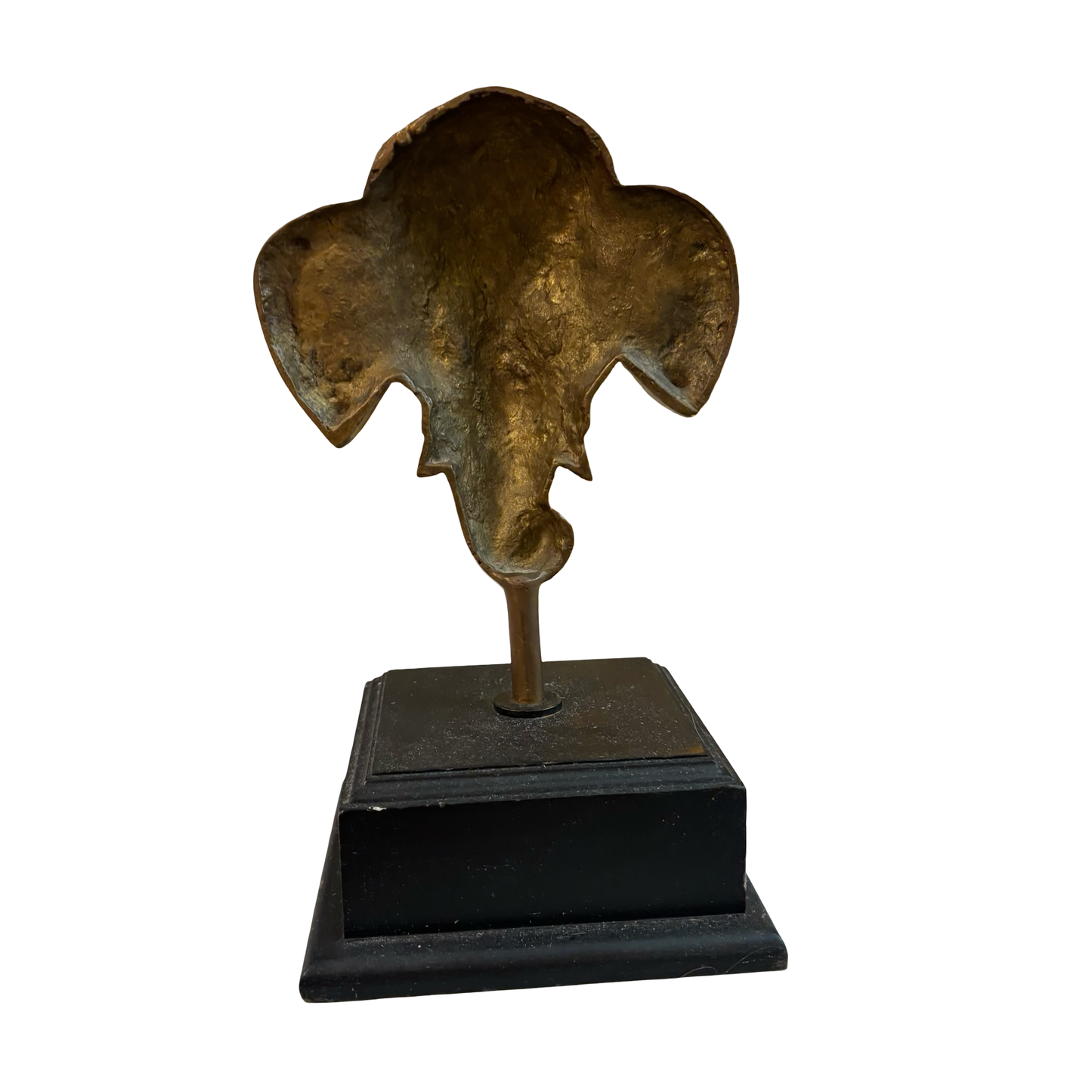 Brass Ganesha Elephant Bust