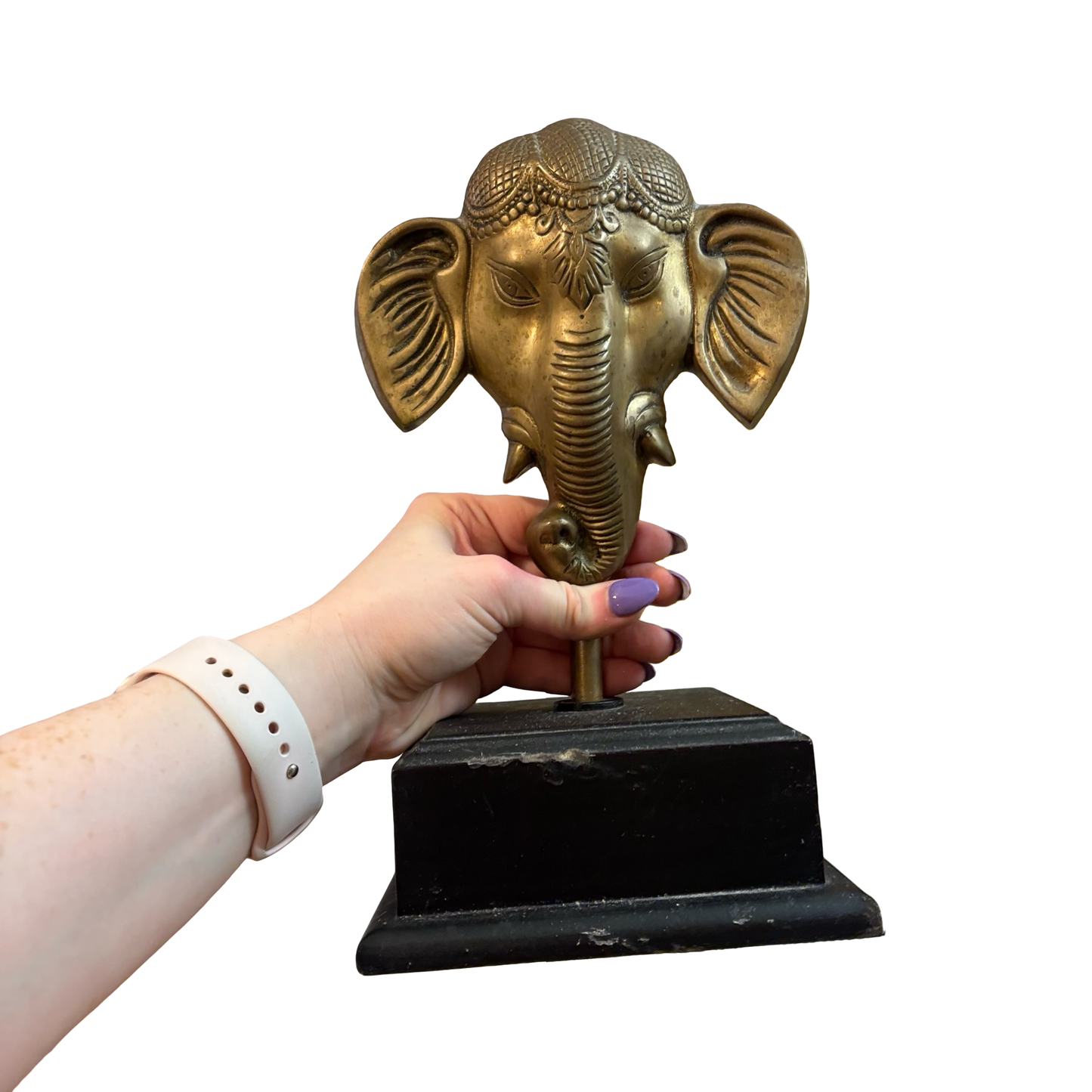 Brass Ganesha Elephant Bust