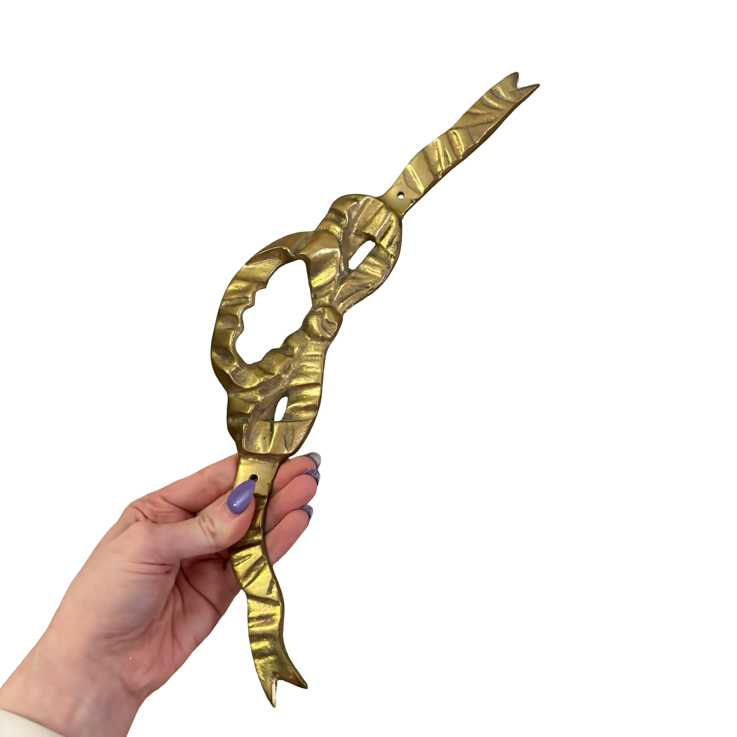 Brass Bow Wall Swag