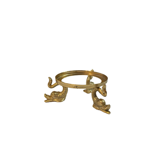Petite Brass Koi Stand
