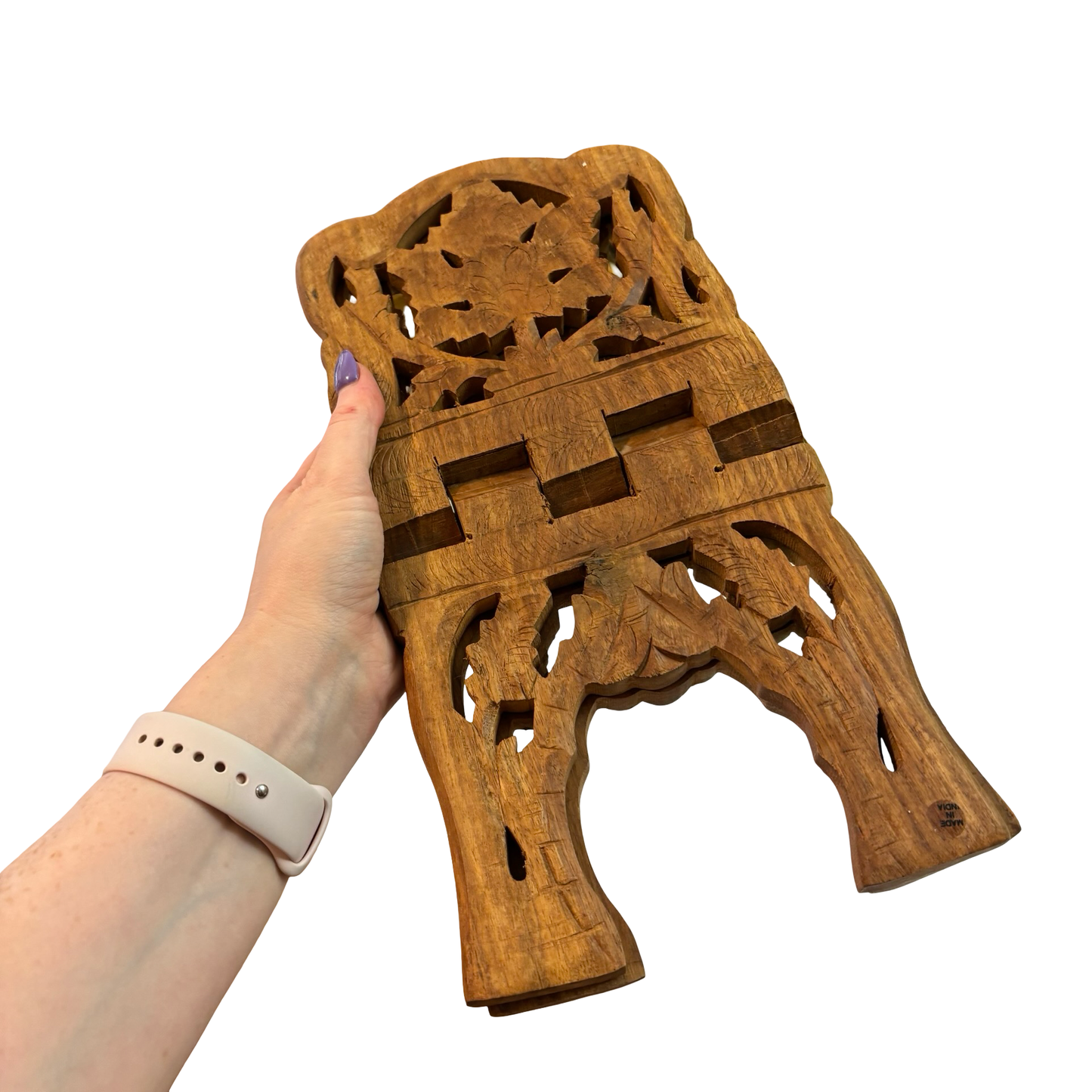 Large Folding Wooden Book Stand