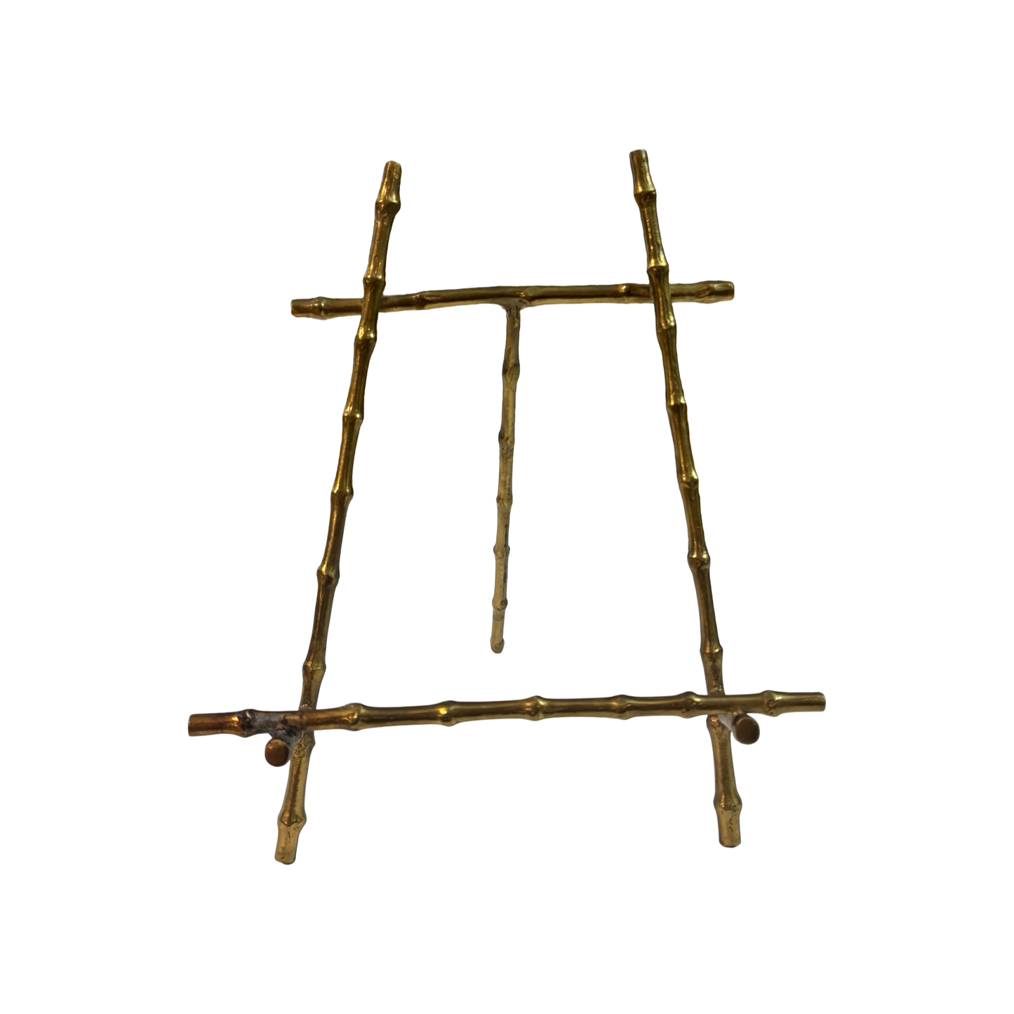 Large Brass Bamboo Easel