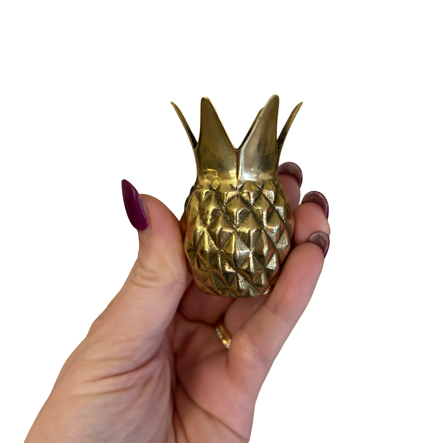 Brass Pineapple Match Striker/Holder