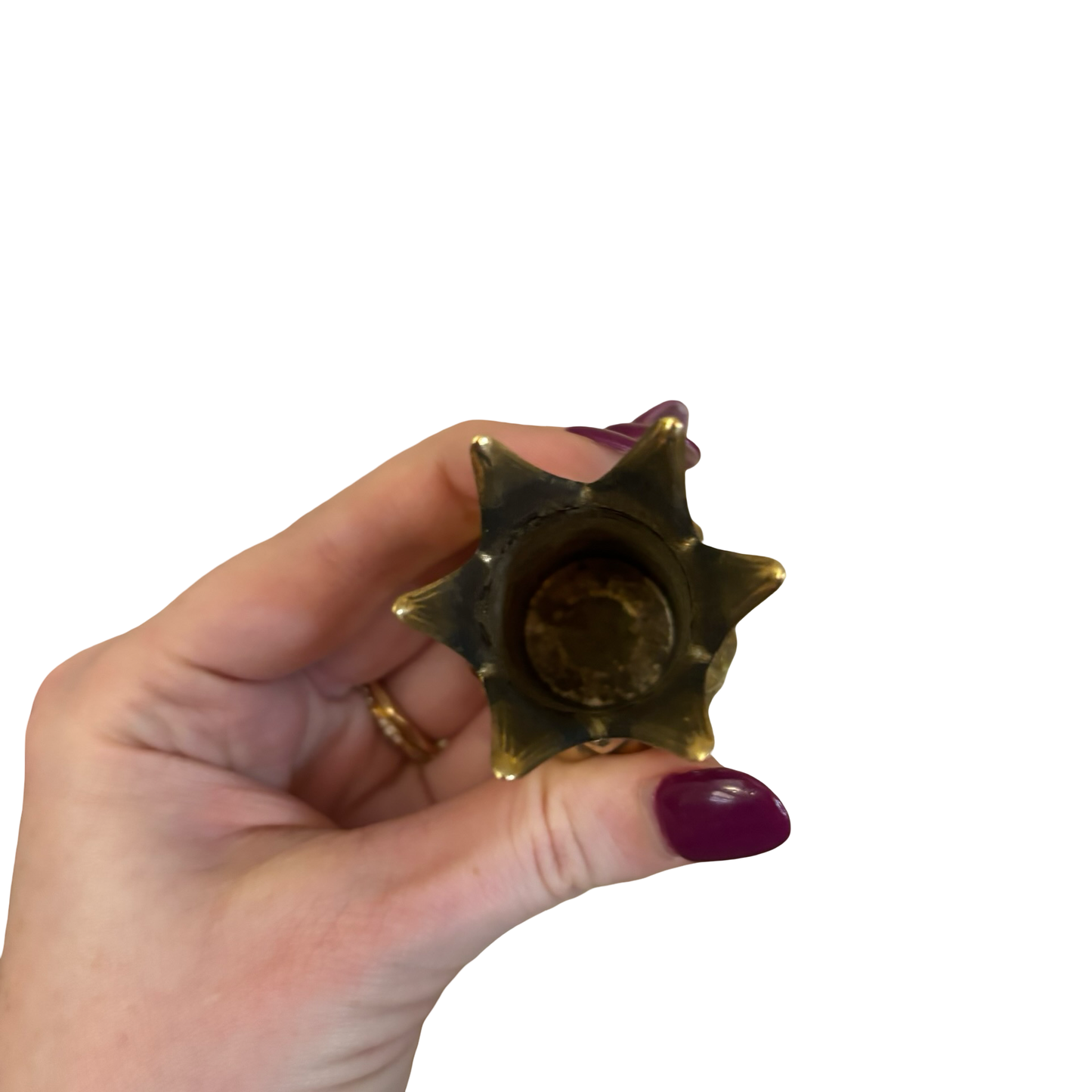 Brass Pineapple Match Striker/Holder
