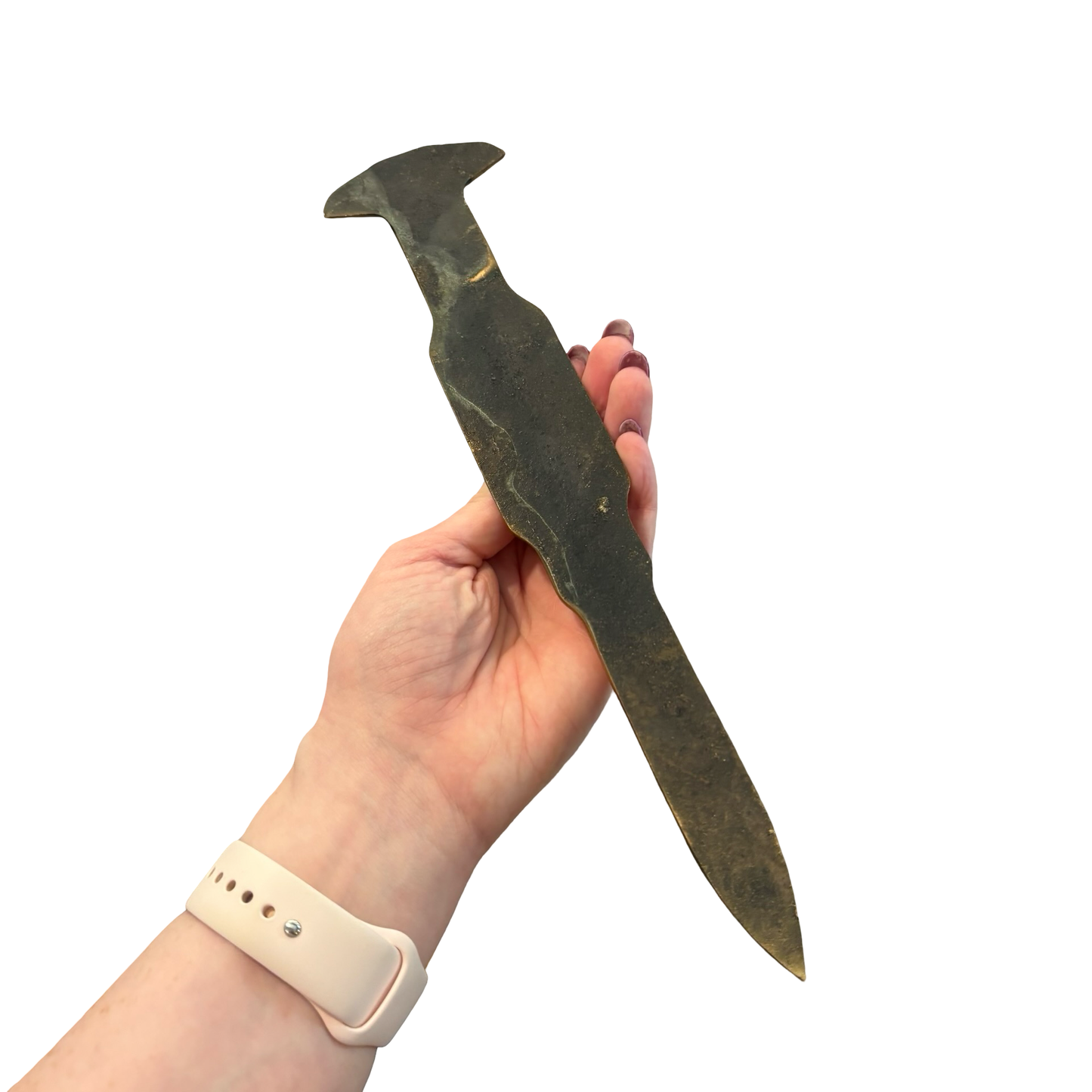 Brass Missile Paperweight