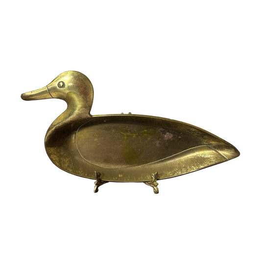 Brass Duck Dish