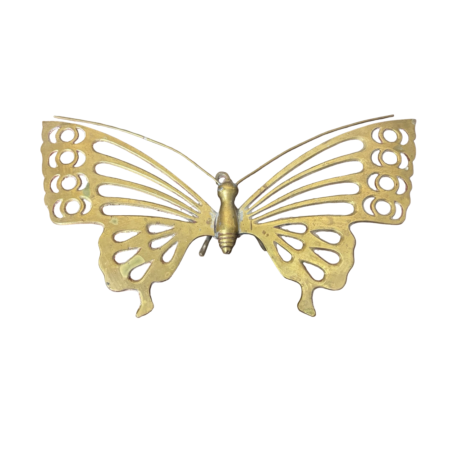 Large Brass Butterfly Wall Art