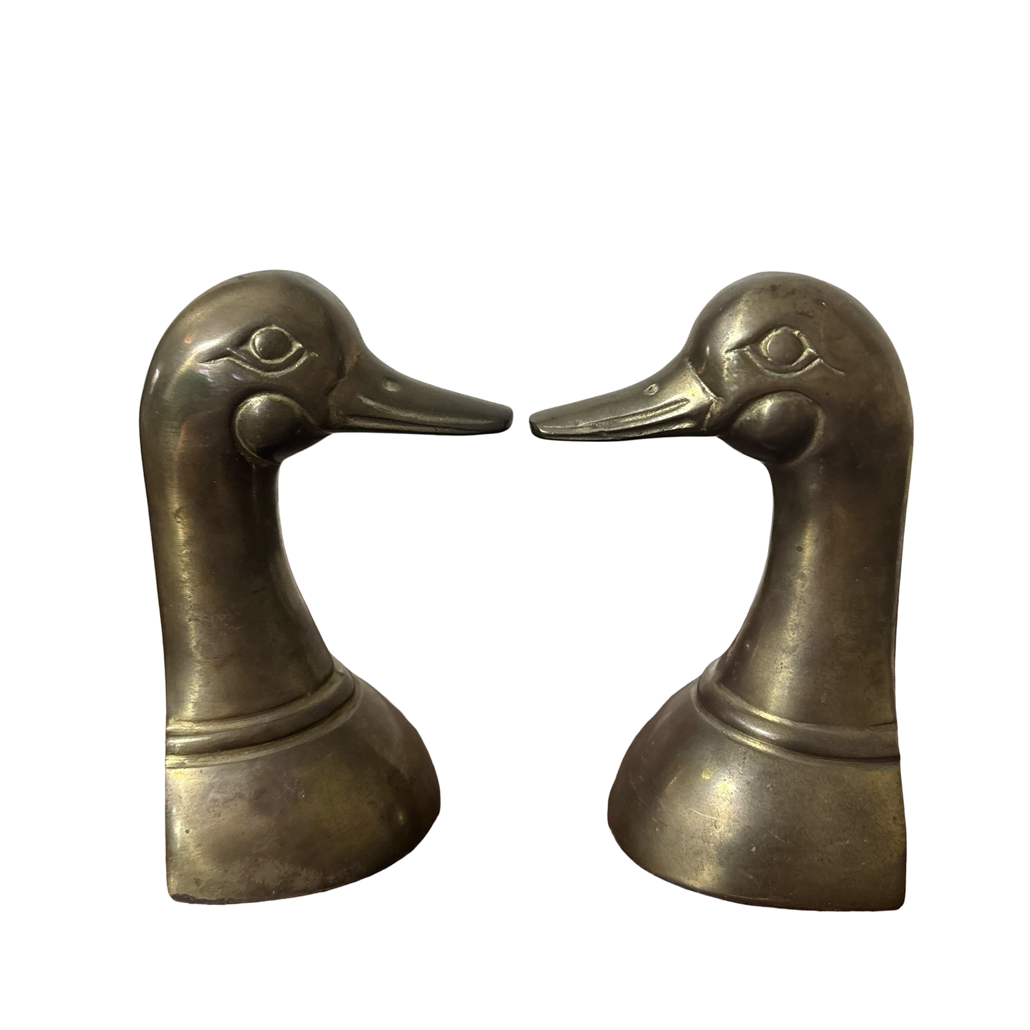 Brass Duck Bookends