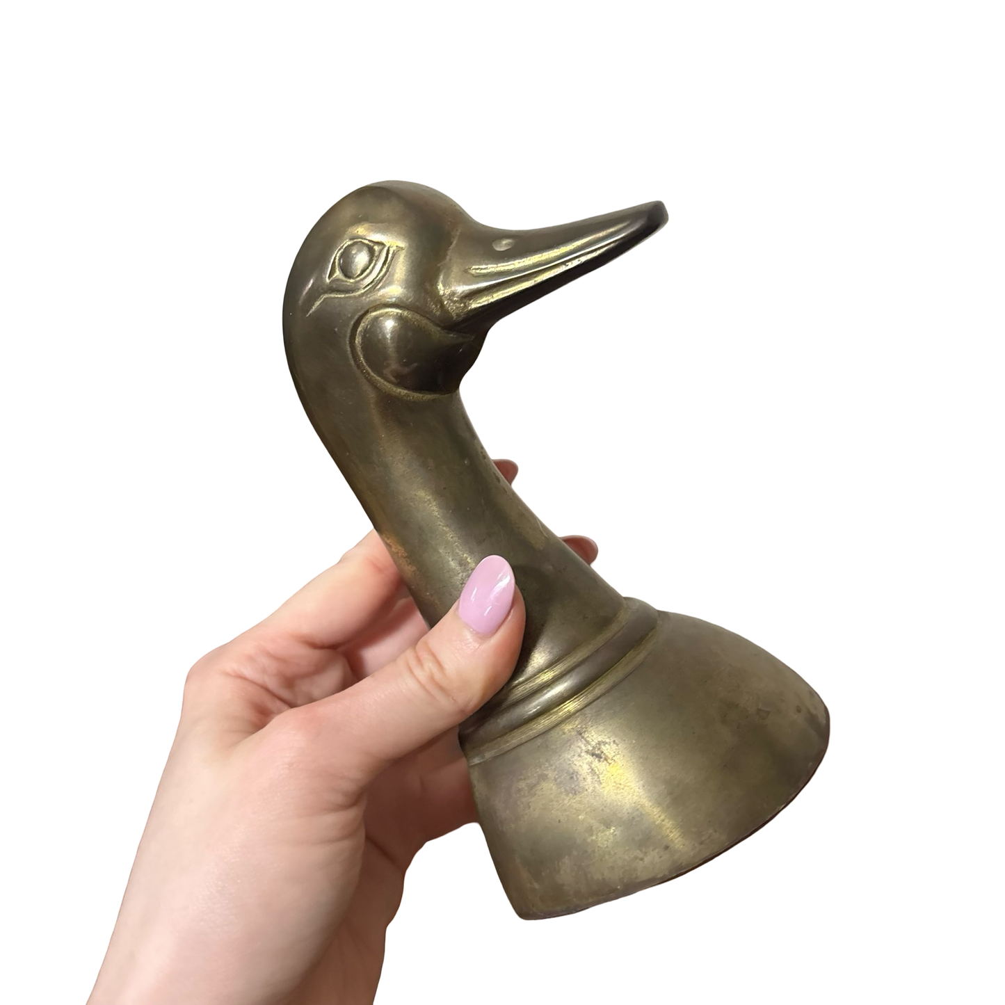 Brass Duck Bookends