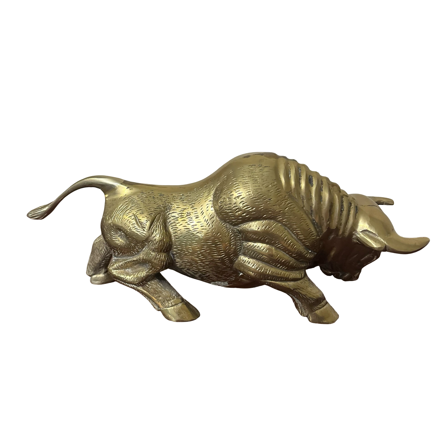 Large Brass Bull