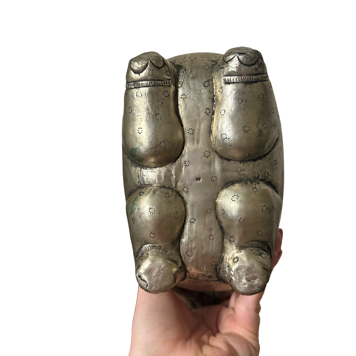 80% Silver Betel Nut Elephant Box