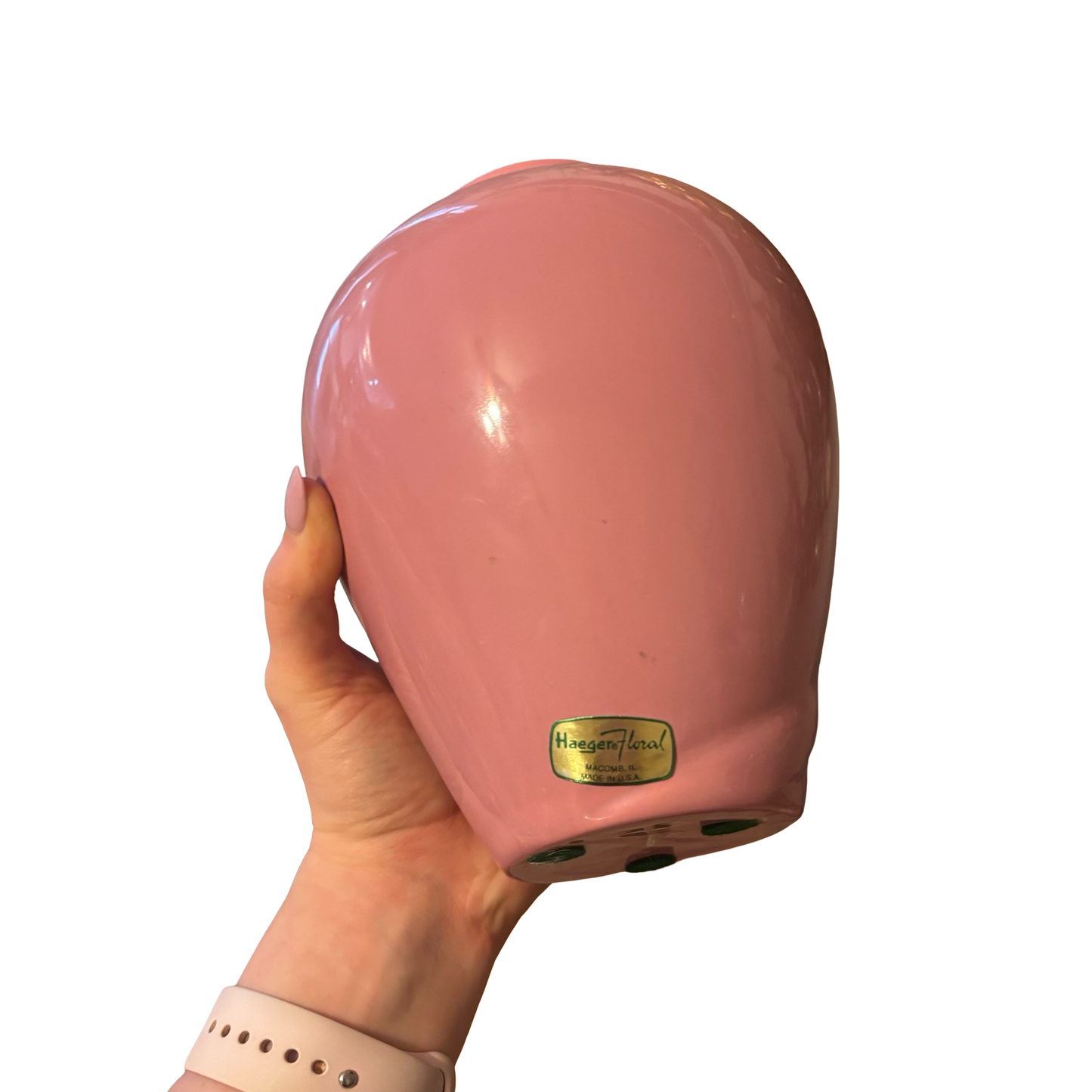 Pink Haeger Vase