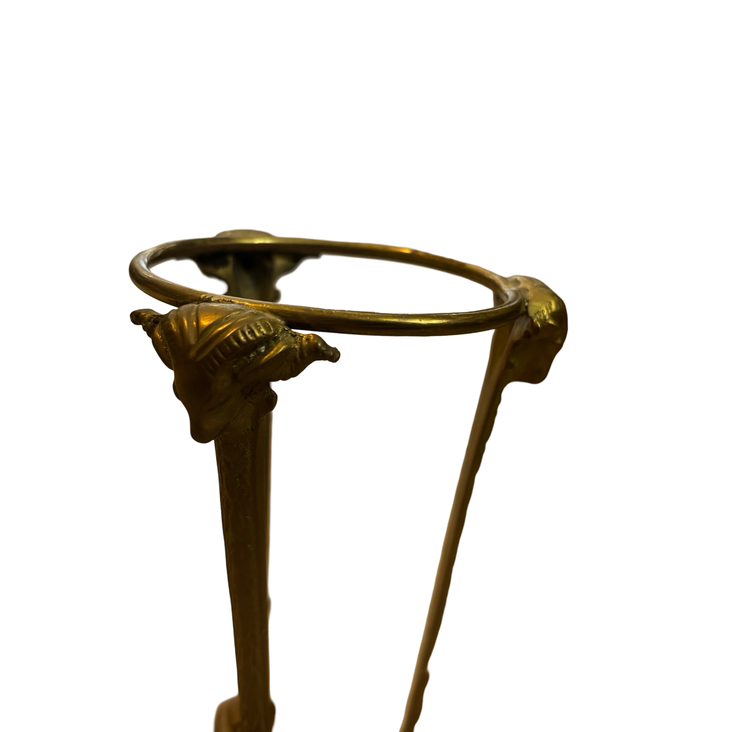 Brass Ram Head Stand