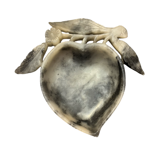 Chinese Carved Soapstone Dish