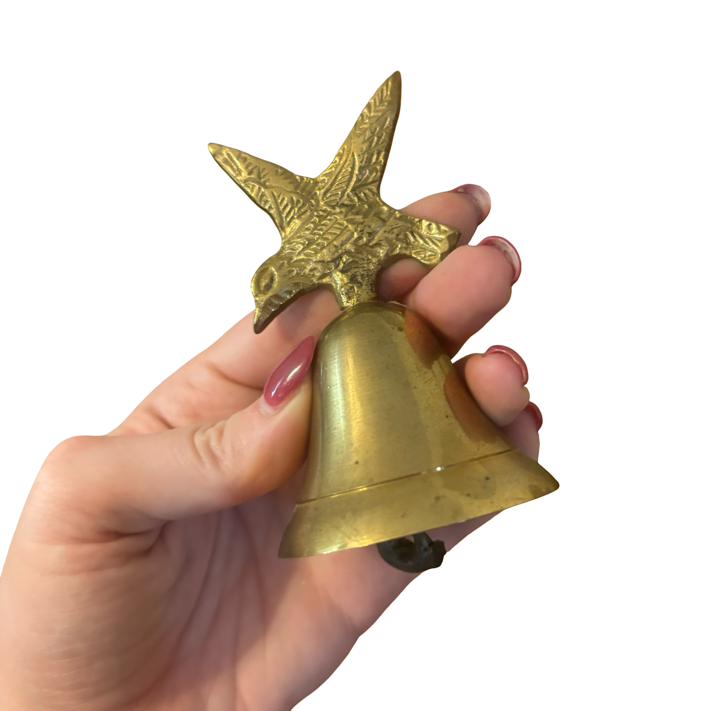 Brass Hummingbird Bell