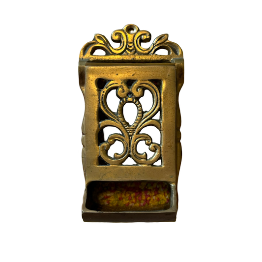 Brass Wall Match Holder