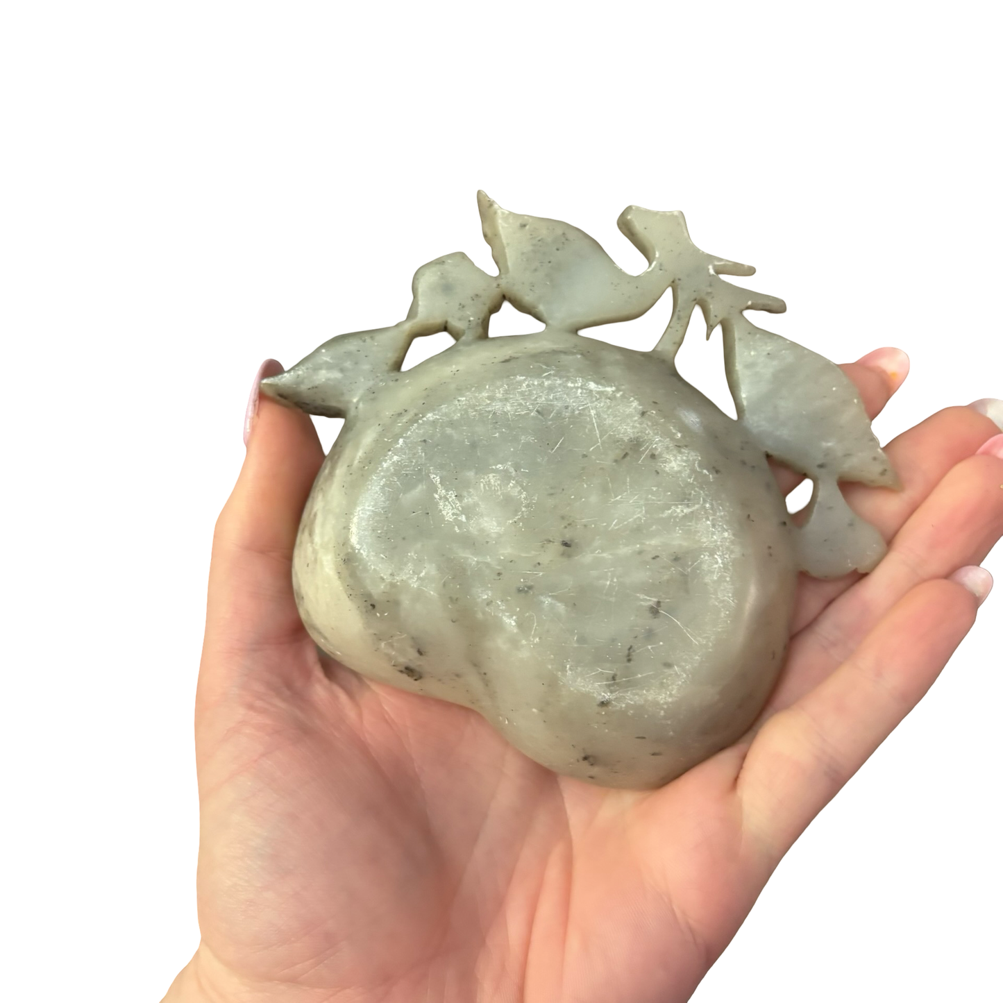 Chinese Carved Soapstone Dish