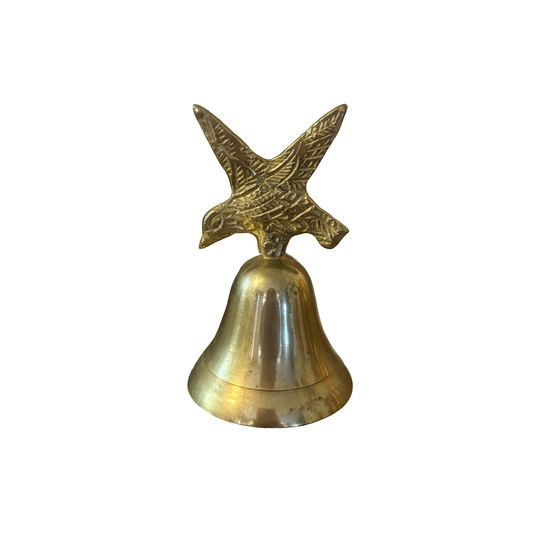Brass Hummingbird Bell