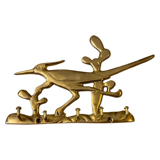 Brass Roadrunner Wall Hook