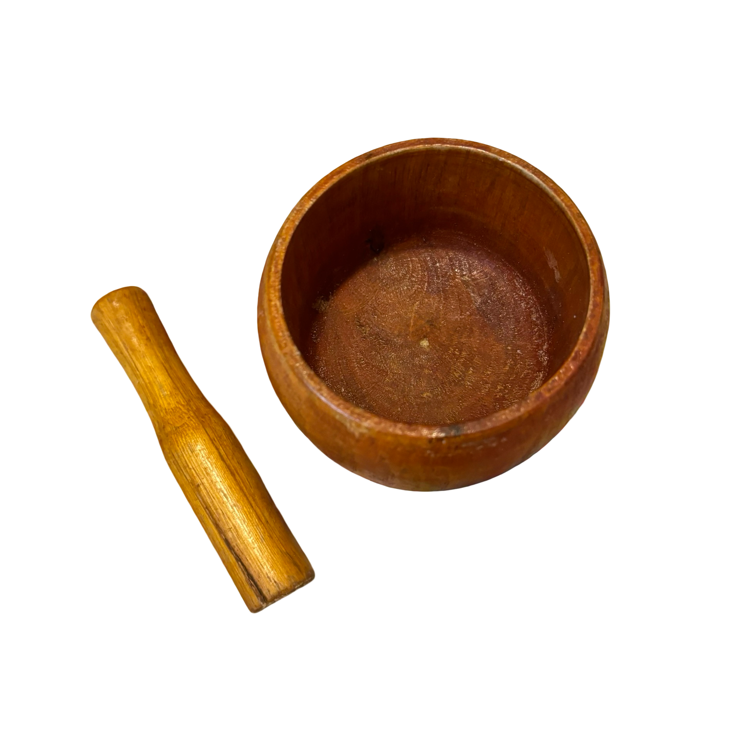 Wood Mortar and Pestle