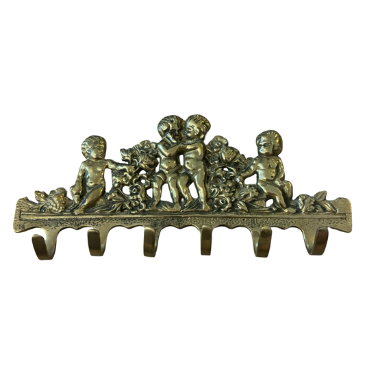 Brass Cherub Wall Hook