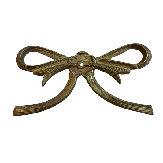 Brass Bow Wall Decor