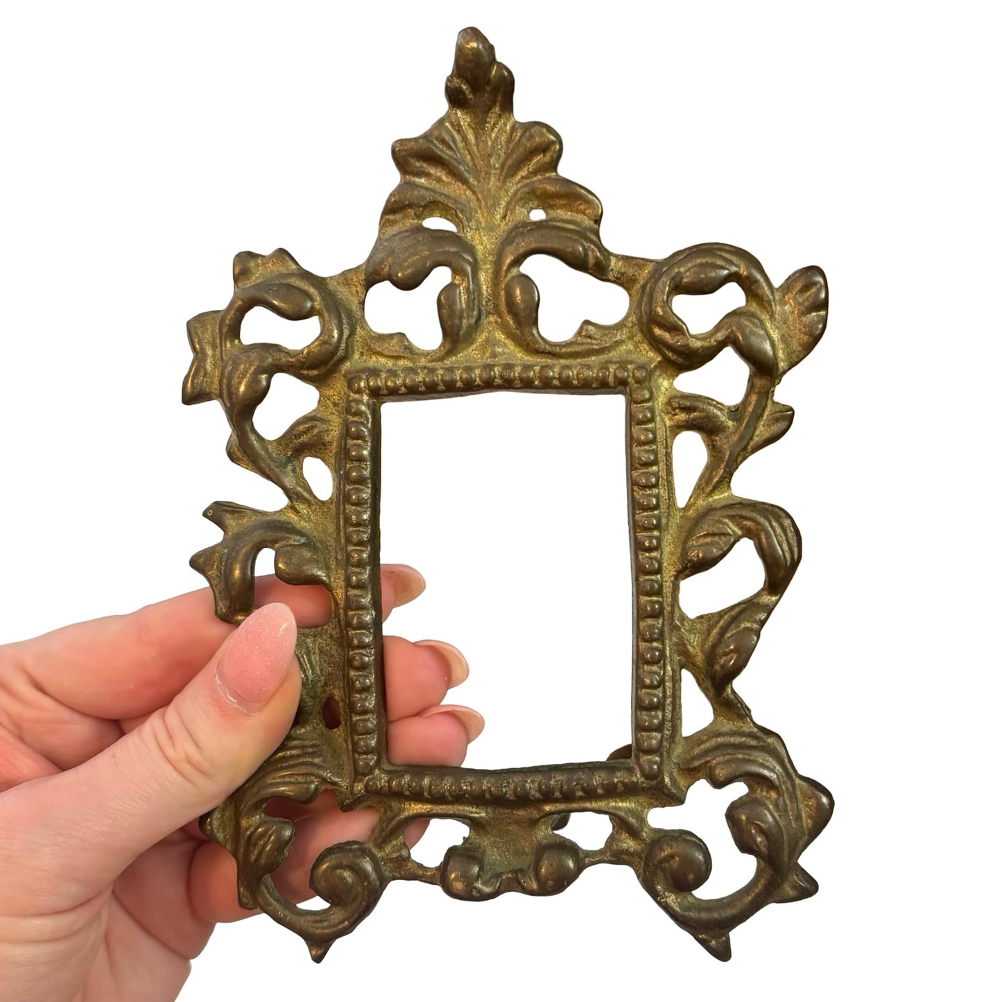 Brass Ornate Photo Frame