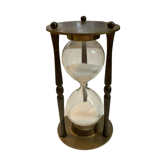 Large Brass Hourglass