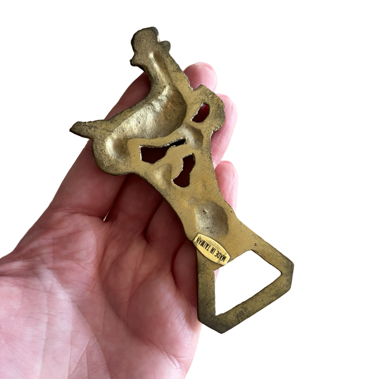 Brass Capricorn Bottle Opener