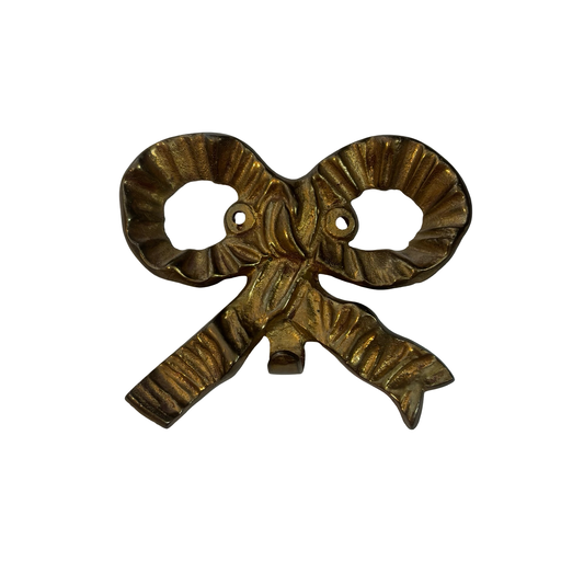 Brass Bow Wall Hook