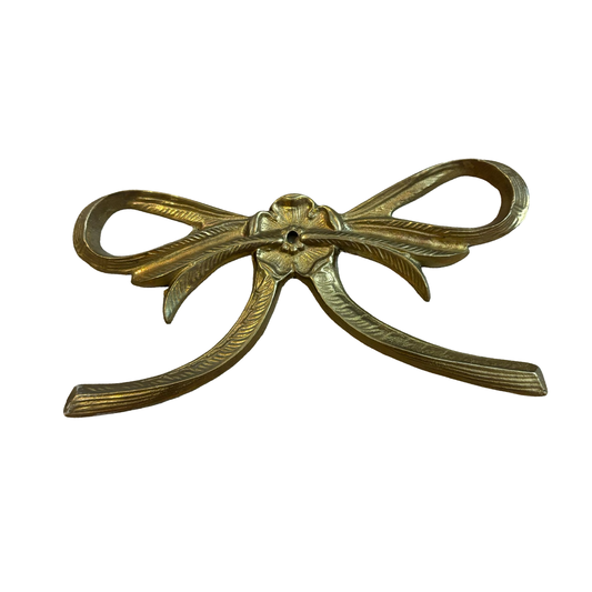 Brass Bow Wall Decor