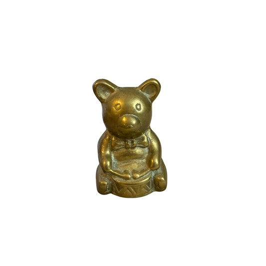 Brass Teddy Bear