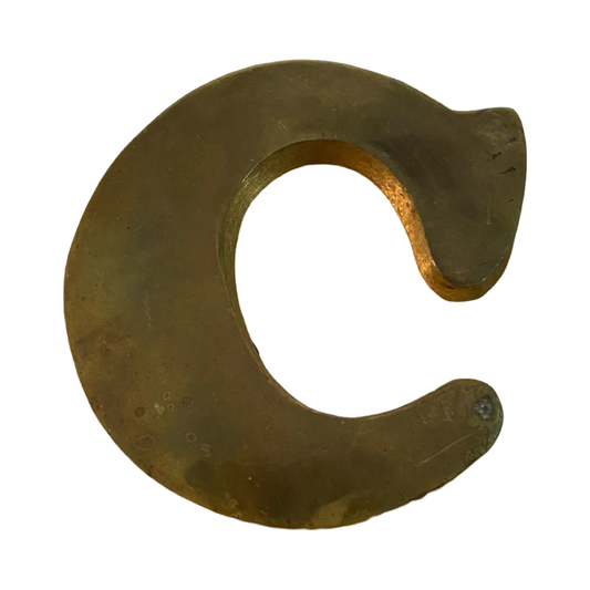 Letter C Paperweight