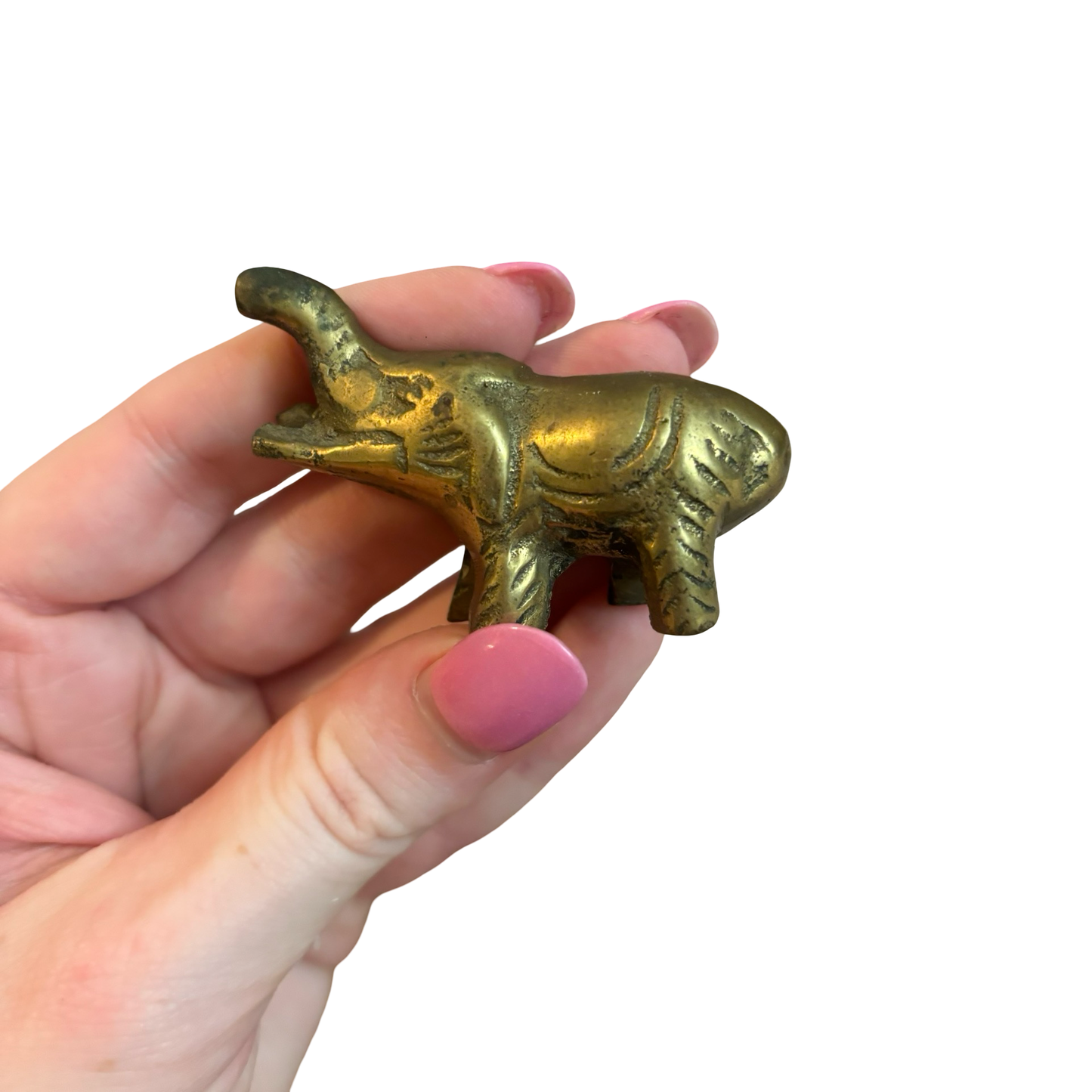 Brass Mini Elephant Pair