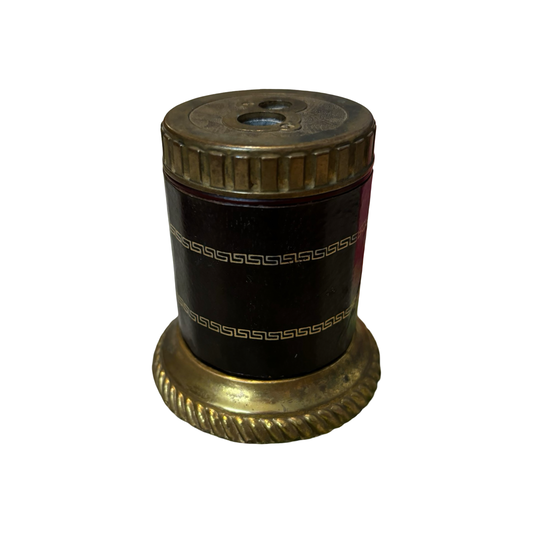 Leather Wrapped Pencil Sharpener