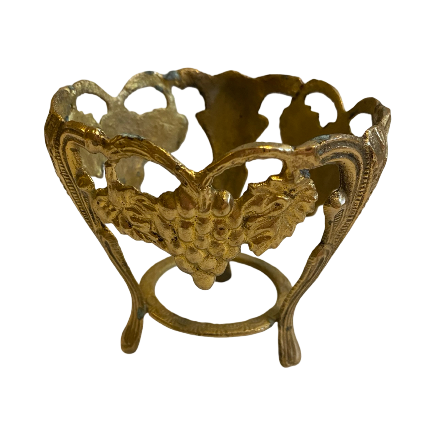 Brass Grapes Stand