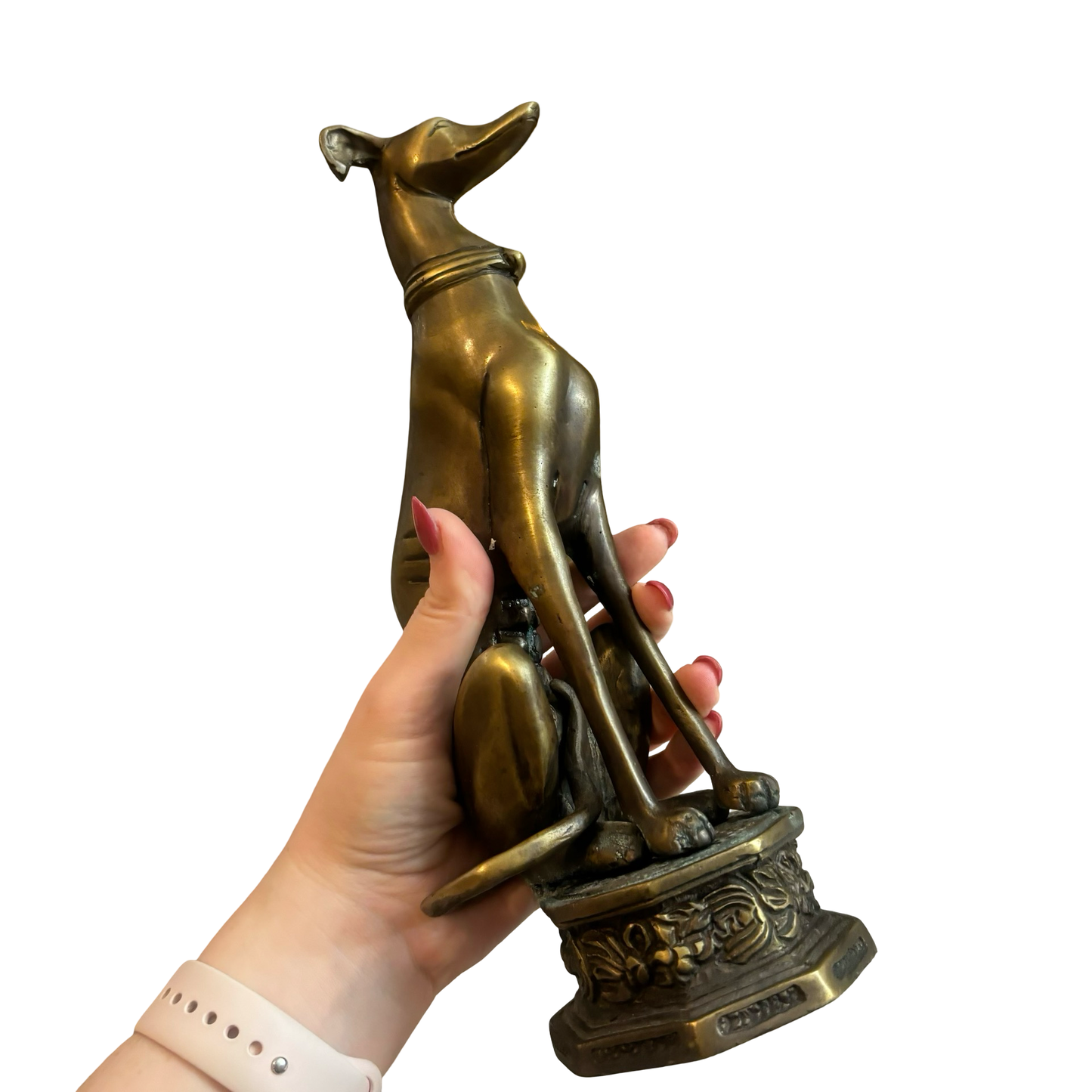 Bronze Greyhound Dog