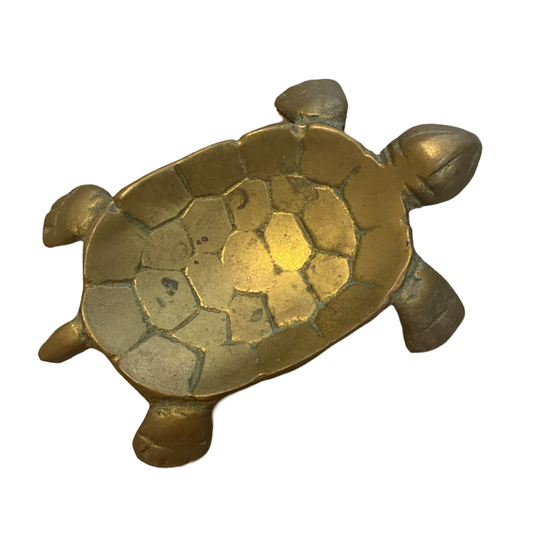 Brass Turtle Dish