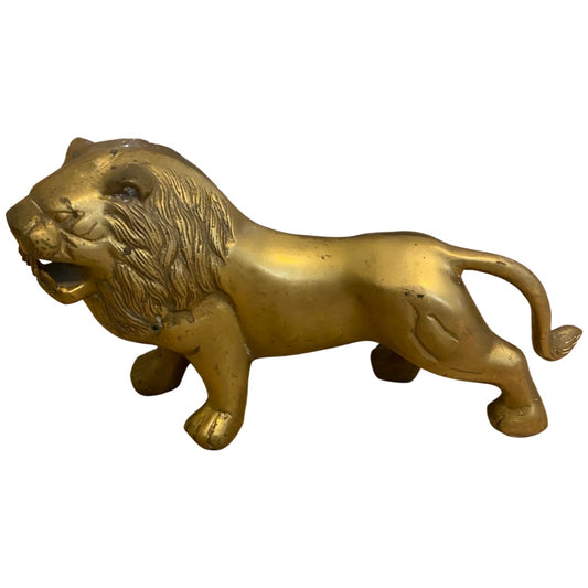 Large Brass Lion