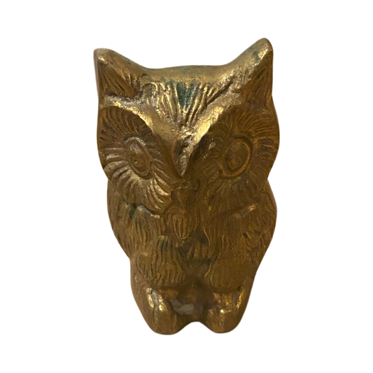 Medium Brass Owl